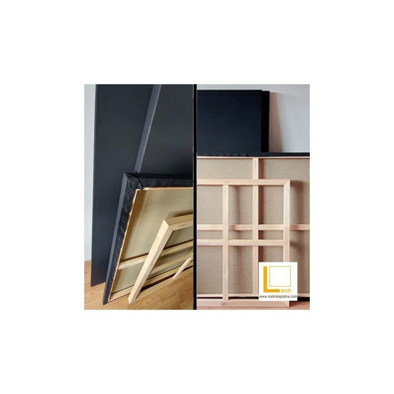 Malířské Plátno Bavlna Black 140 x 180, rám 4x4 | Malířská Plátna Praha